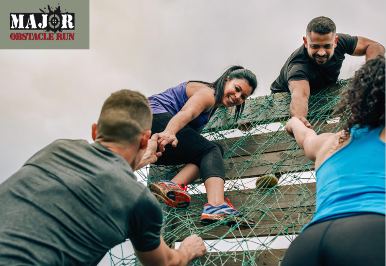 obstacle run ten behoeve van uitzicht en vergroening van de daken op onze oncologische verpleegafdelingen