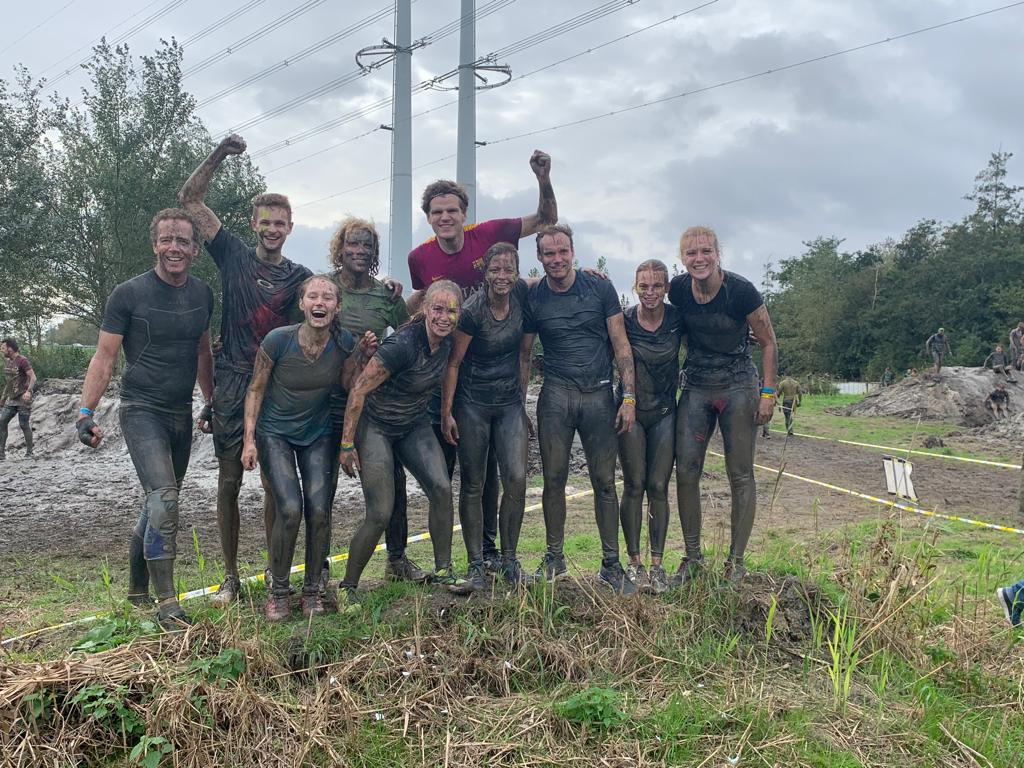 Obstacle run voor sedumdak oncologische afdeling